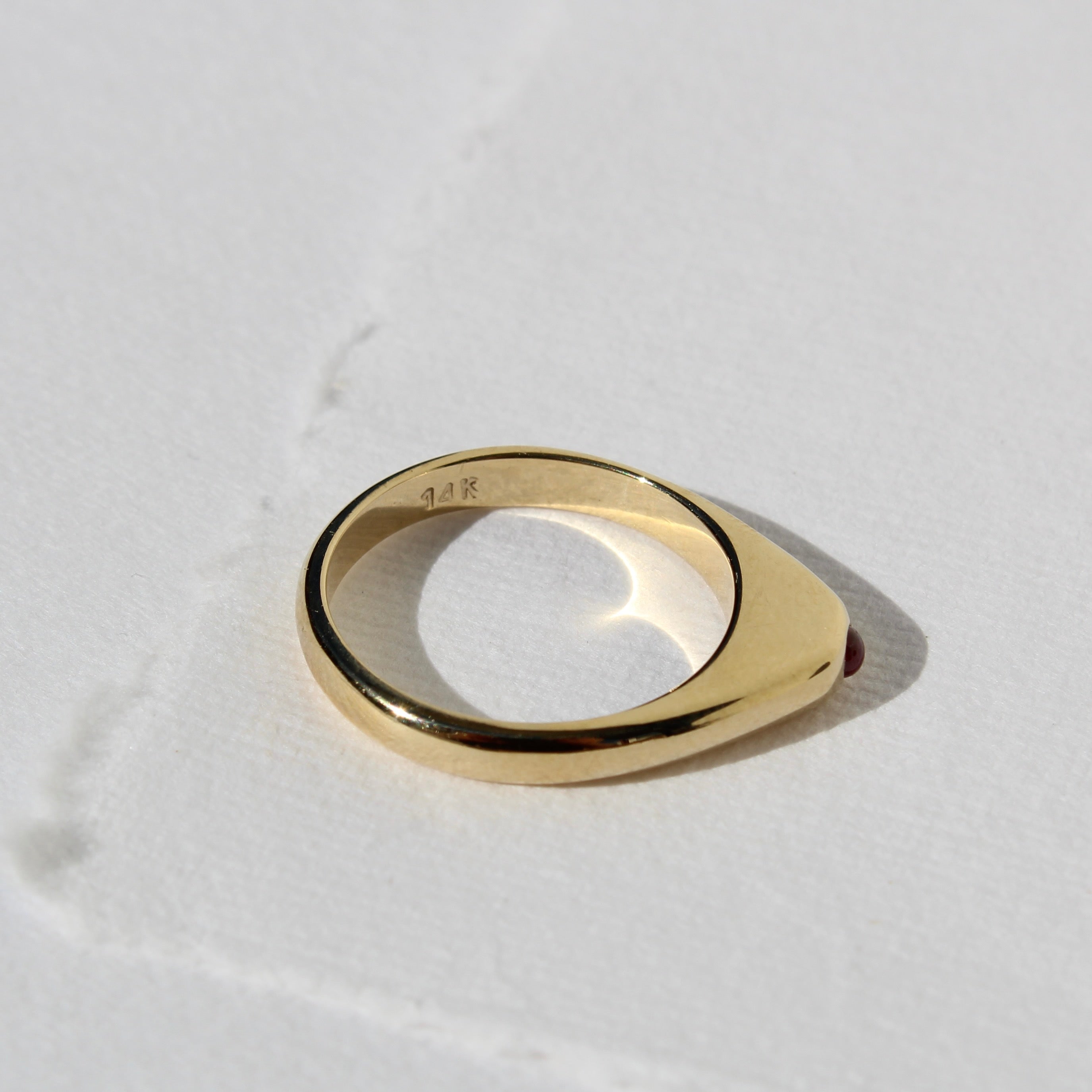 Stirrup Ring - 14K Gold