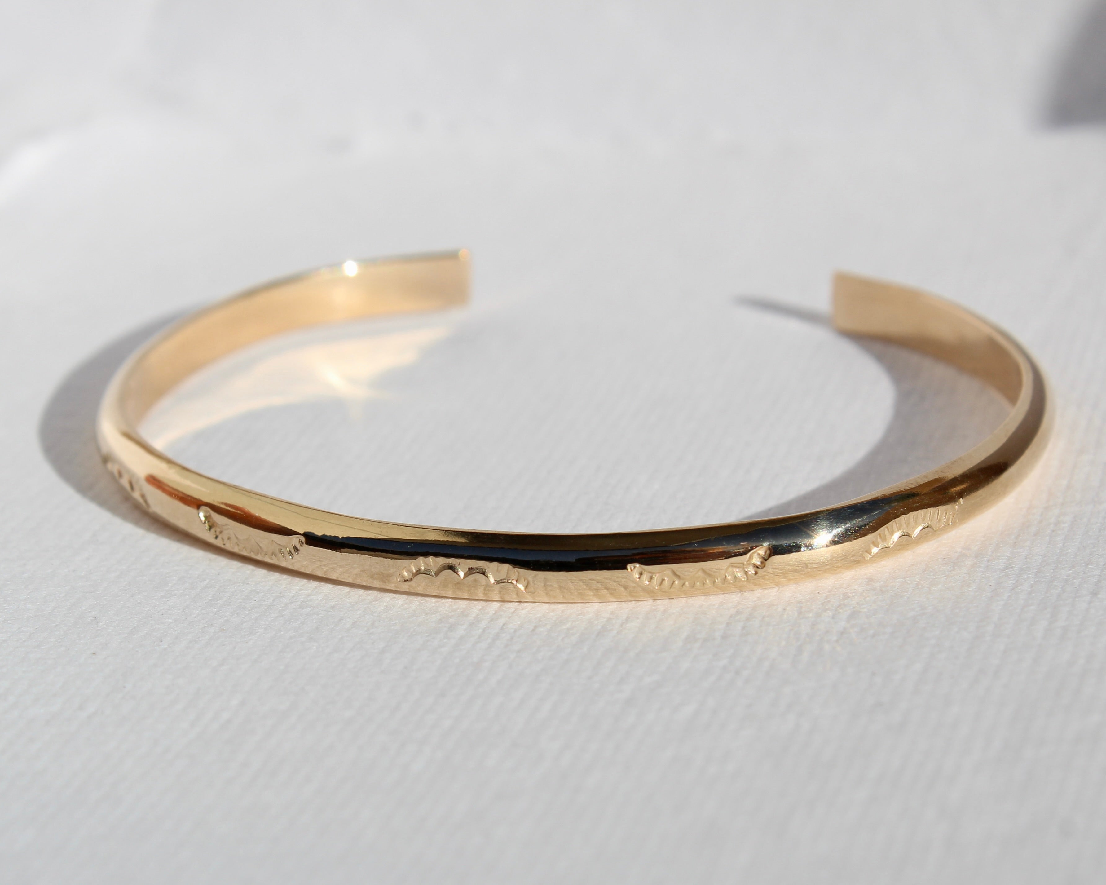 Gold Cuff Bracelet