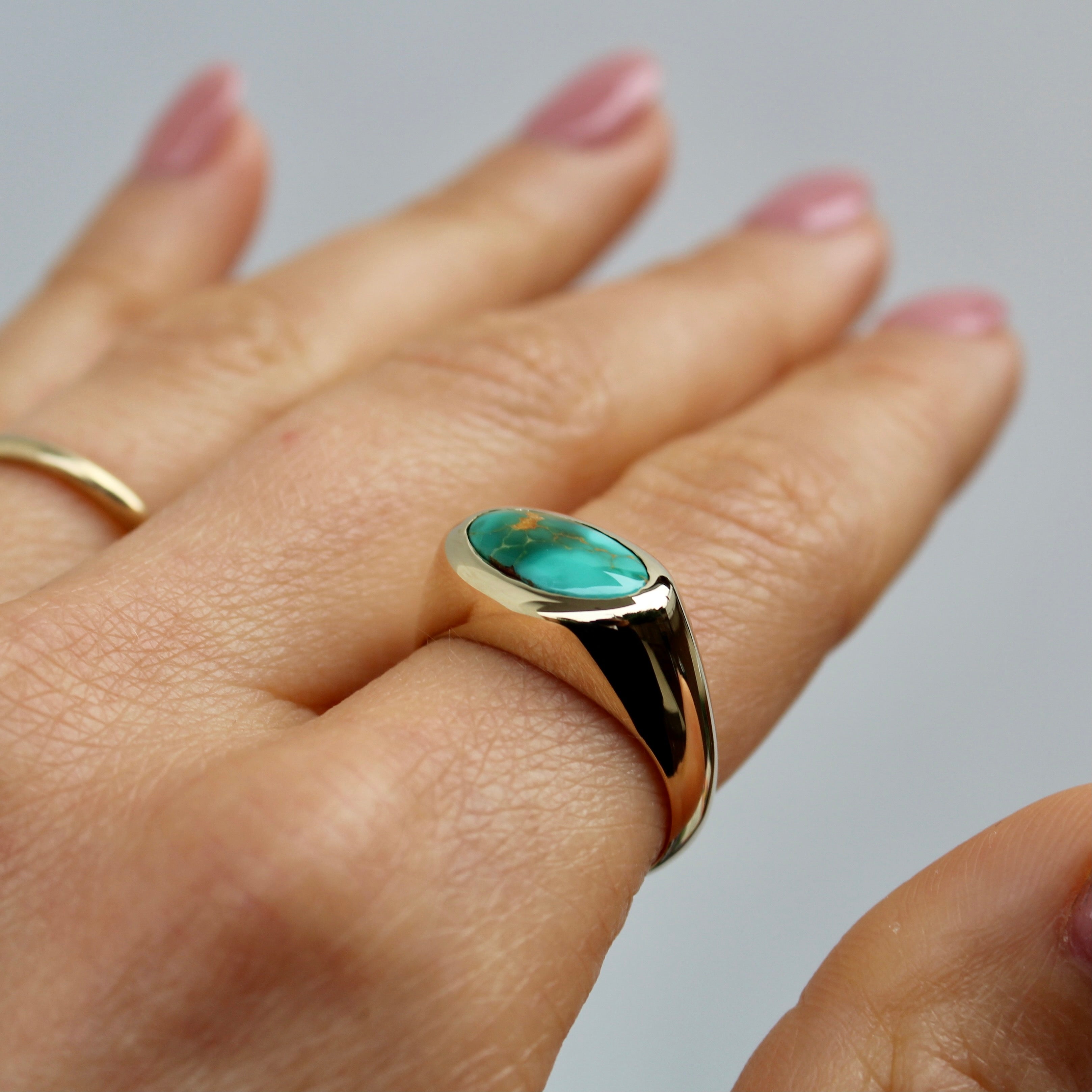 14K Royston Turquoise Ring