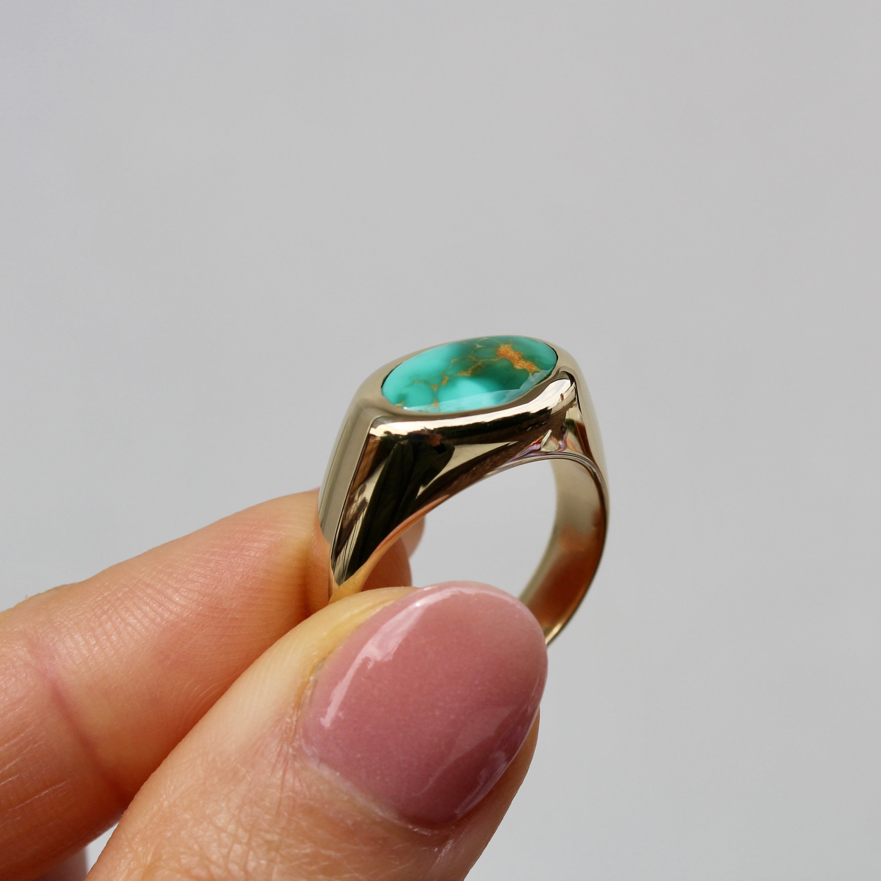 14K Royston Turquoise Ring