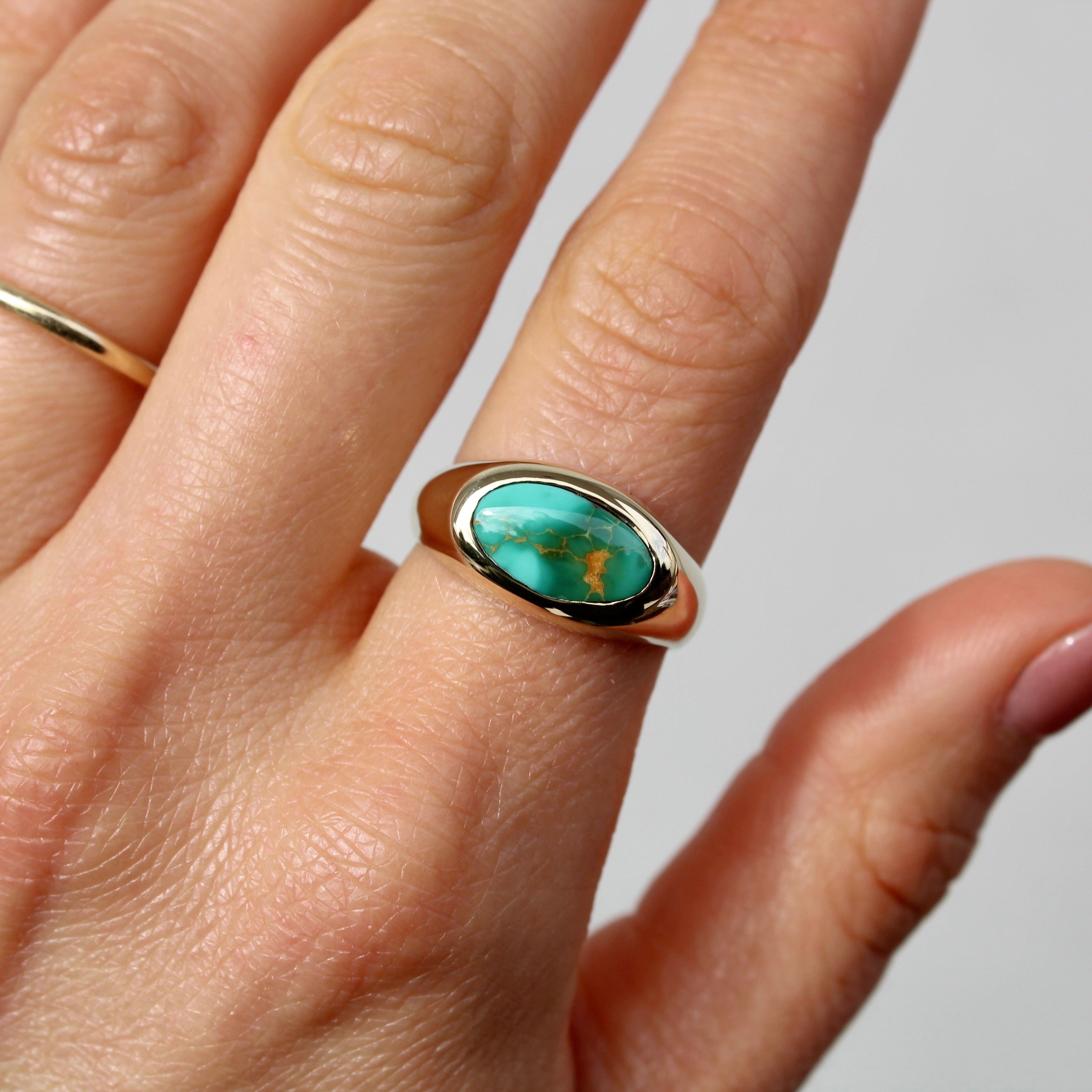 14K Royston Turquoise Ring